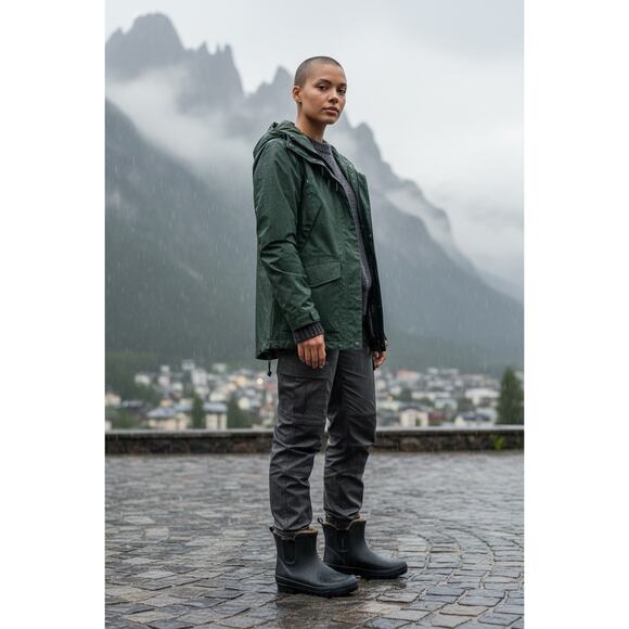 NWT!! "CHOOKA" Rubber Ankle Boots, Size 6, Classic Chelsea Boot, Rainboot - Picture 2 of 9